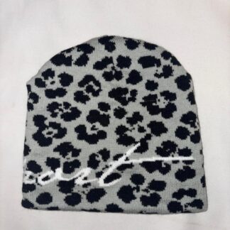Gorro Beanie Estampado Animal Print con Bordado "Support"